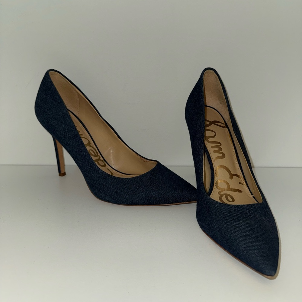 Sam Edelman Denim Heels